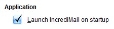 To disable the IncrediMail autostart you should disable the option.